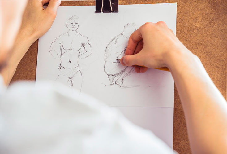 Академический рисунок. Пластическая анатомия
