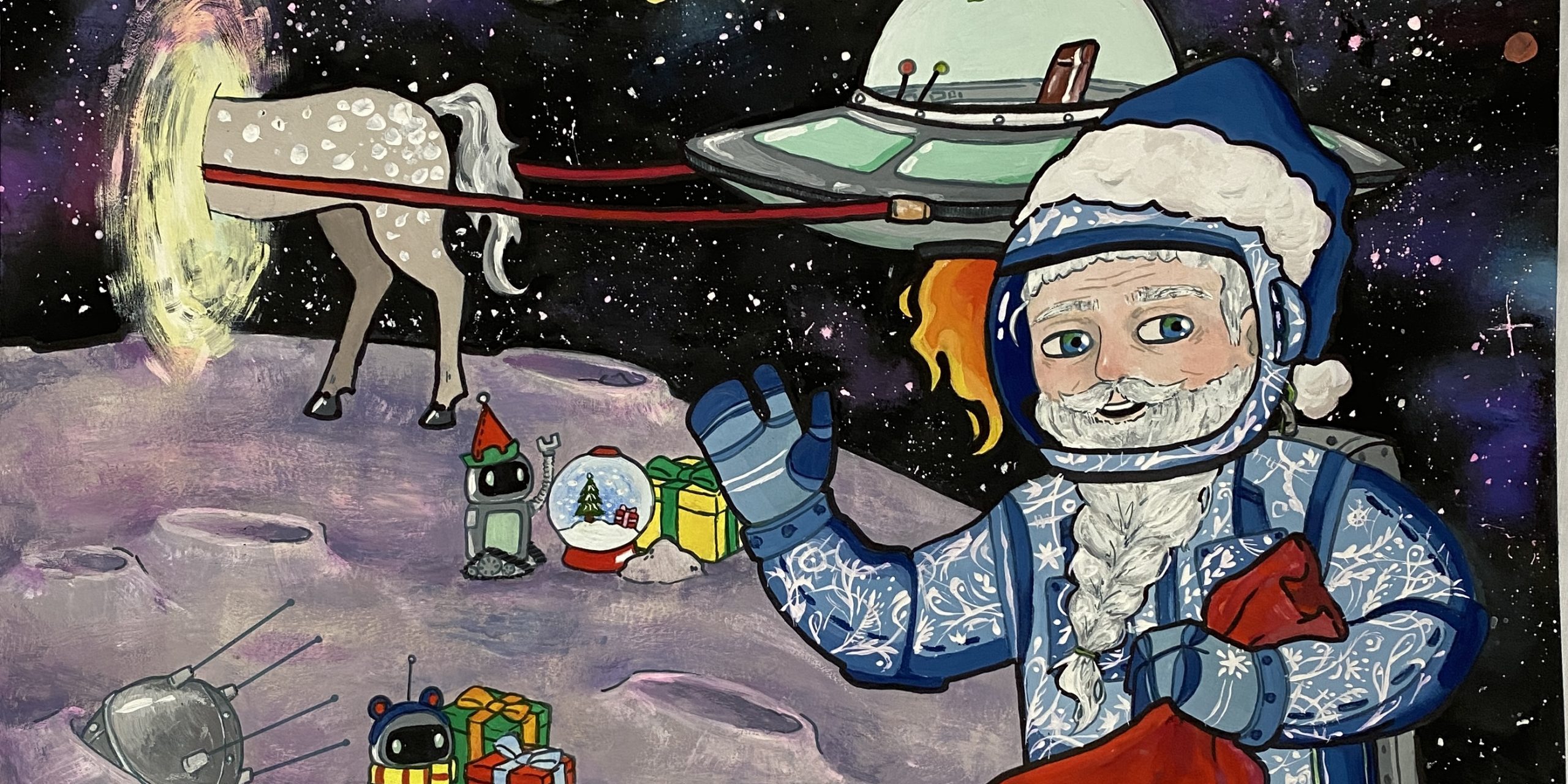 Итоги конкурса "Нарисуй деда Мороза будущего"