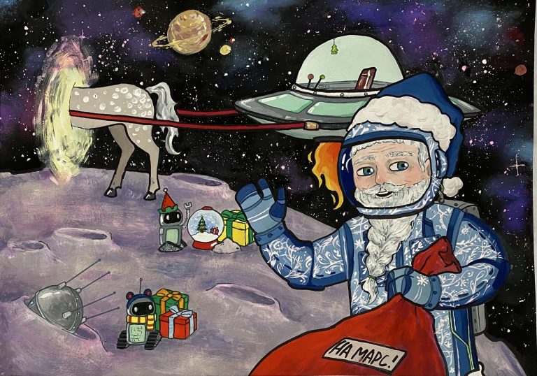Итоги конкурса "Нарисуй деда Мороза будущего"