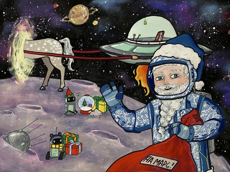 Итоги конкурса "Нарисуй деда Мороза будущего"